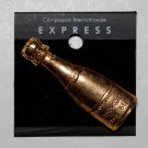 Vintage Express Gold Plated Champagne Bottle Broach