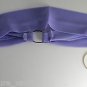 Vintage Mamselle Stetchy Purple Chiffon 1950's HeadBand Earrings Attached