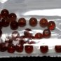 Vintage The Beadery Plastic Tortoise Round Beads 25