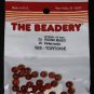 Vintage The Beadery Plastic Tortoise Round Beads 25