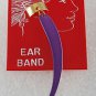 Vintage Retro Ear Band Ear Cuff Purple Shard Shaped Jewelry