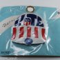 Vintage 60's Nemo Vote Bell Barrette New On Card