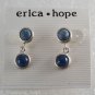 Erica Hope Blue Dot Dangle Earring Jewelry New on Card