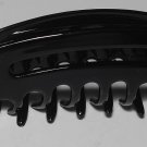 Vintage Black Large Hair Comb Clip Hair Made in France