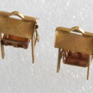 Vintage Collectible 1960's Brass Chair Swing Charm Pendant Pair