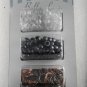 Bella Luxe Hair Bead Kit Plastic Beads and Elastics Hair Braiding Beading Kit