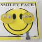 Vintage Smiley Face Earrings Wiggle Eyes New on Card Made in USA Silver Metal