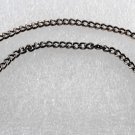Gunmetal Chain Hook Clasp Tag Catch Jewelry Making Accessorie Pair