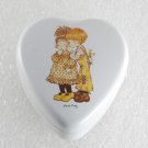 VTG Heart Shaped Tin Boy Whispering Sarah Kay Valentine Australia Switzerland