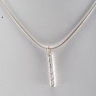 Guess Snake Chain Necklace Pendant Silver Tone Metal Jewelry NWT