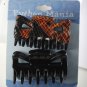 Python Mania Hair Claw Clip Accessorie Noc Black Snake Pattern