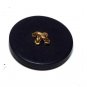 Vintage Black Gold Button Bead Finding Set of 4 Sewing
