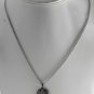 SILVER TONE MEDICAL ALERT NECKLACE JEWELRY 24" CHAIN LIFE SAVER