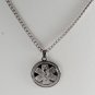 SILVER TONE MEDICAL ALERT NECKLACE JEWELRY 24" CHAIN LIFE SAVER