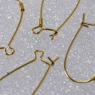 Vintage Set of 4 Gold Kidney Wire Ear Wire Jewelry