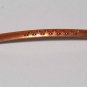 Vintage 60's Large Metal Circle Riviera Hair Barrette