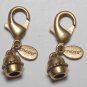 Vintage Gold Plated Chico's Lobster Claw Clasps Pair
