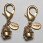 Vintage Gold Plated Chico's Lobster Claw Clasps Pair