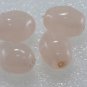 Vintage Pale Pink Glass Dimpled Bead Findings 4