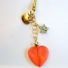 Gold Tone Hello Kitty Cell Phone MP3 Charm *Free Shipping*