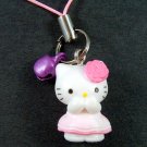 Hello Kitty Cell Phone MP3 Charm -Pink Rose