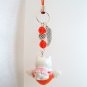 Hello Kitty Phone MP3 Charm - Red Heart