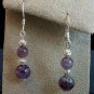 Amethyst Silver Earrings
