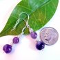 Amethyst Silver Earrings