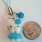Blue Rose Hello Kitty Cell Phone MP3 Charm