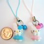 Blue Rose Hello Kitty Cell Phone MP3 Charm