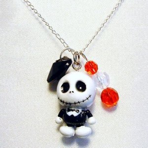 Jack Big Head Nightmare Before Christmas Handmade Necklace