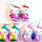 HELLO KITTY with Ethnic Costume Earrings - Pink Kimono