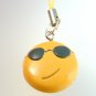 Smiley Face Cell Phone MP3 Charm - Cool Sunglasses