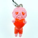 Pink Voodoo Doll in Love Cell Phone MP3 Charm