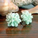 Pastel Flower Post Earrings Studs Handmade