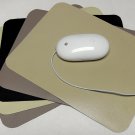 Black Leather Mouse Pad - 8.5x11" Rectangular