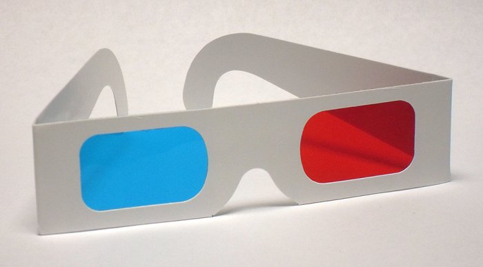 5 Pack - Classic Red Cyan 3d Glasses - Paper Anaglyph