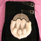 Black Watch Tartan Kilt \Rabbit Fur Sporran