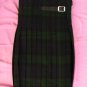 BLACK WATCH KILT 4 PCS KILT SPORRAN BELT BUCKLE 30"-52"