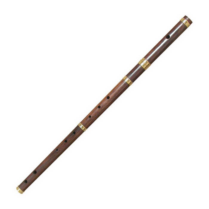 Rosewood Irish Flute 4 Pieces Fully Playable In Case \ 26'' long