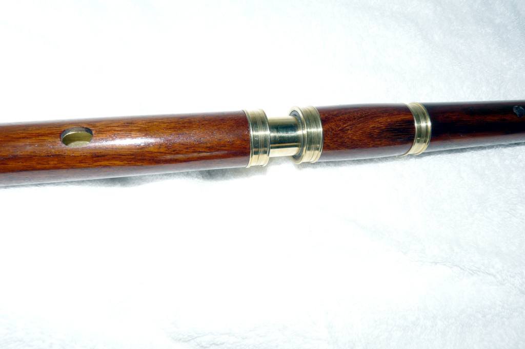 Rosewood Irish Flute 4 Pieces Fully Playable In Case \ 26'' long
