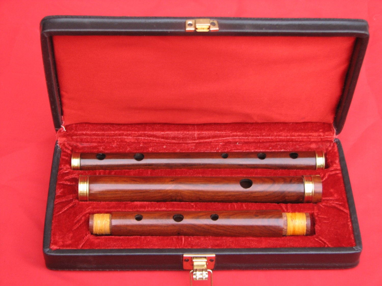 Rosewood Irish D Flute 3 Pieces Fully Playable In Case