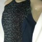Selections - Juniors Leopard Print Denim Halter Top