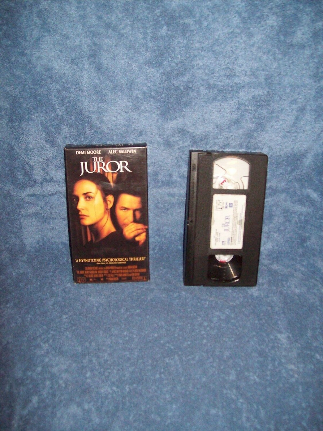 The Juror (vhs, 1996, Closed Captioned) Video Movie Alec Baldwin, Demi 