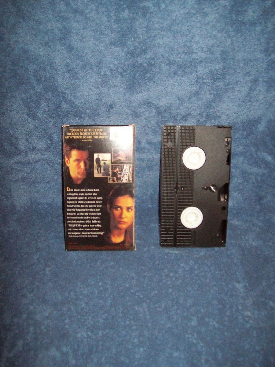 The Juror (VHS, 1996, Closed Captioned) Video Movie Alec Baldwin, Demi ...