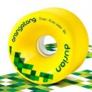 Orangatang 75/86 Durian Yellow Freeride, Set of 4 Skateboard Wheels