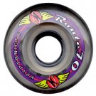 Kryptonics Route 70/78 Clear, Set of 4 Skateboard Wheels
