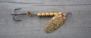 ORIGINAL BRASS SWINGMAN SPINNER-gold