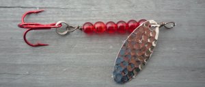 TINY RED BEADSWING SPINNER
