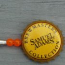 Novelty Fishing Lure - Sam Adams Beer Bottle  Cap Spinner